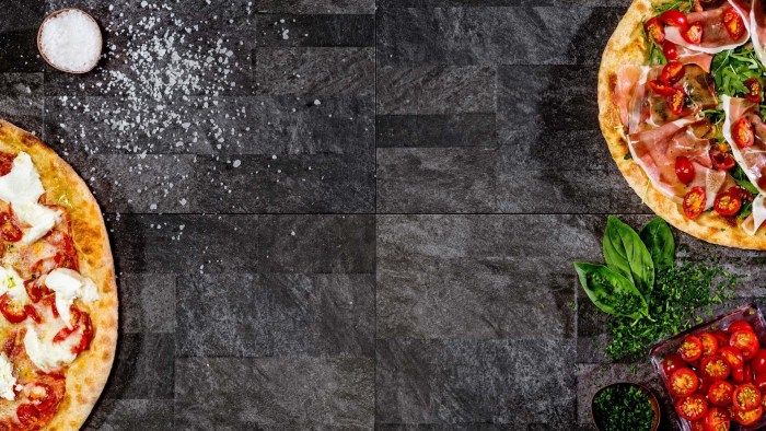 The background for the pizzeria