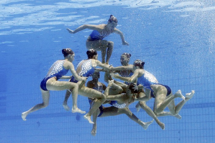Milena Miteva Synchronized Swimming