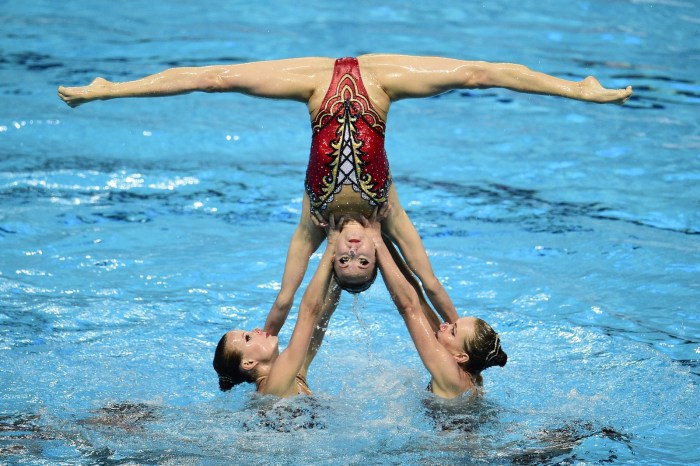 Single synchronous swimming 1984