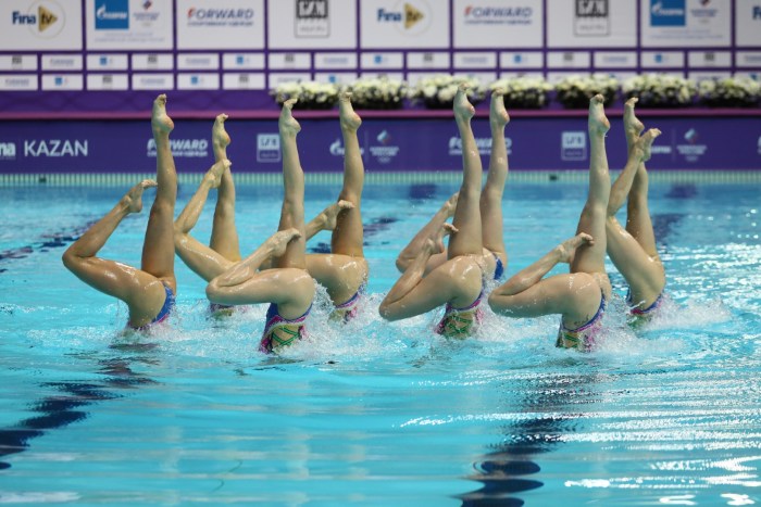 Tatyana Gaidai synchronous swimming