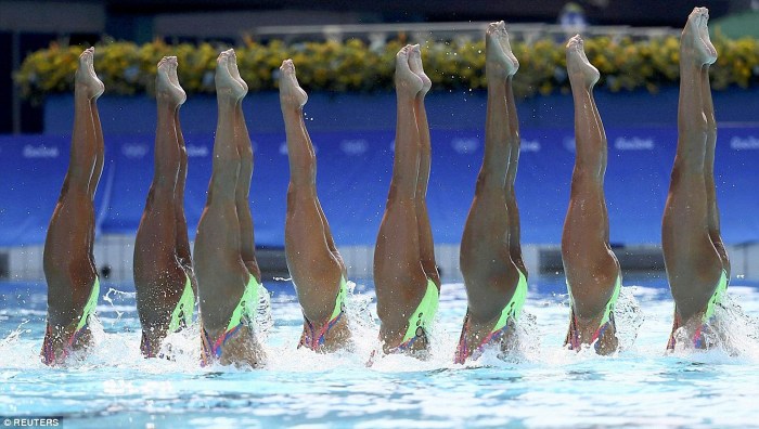 Single synchronous swimming 1984