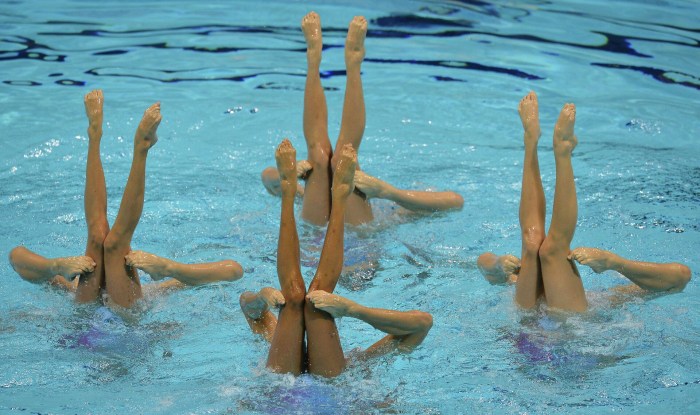 Arthur Korshunov synchronous swimming