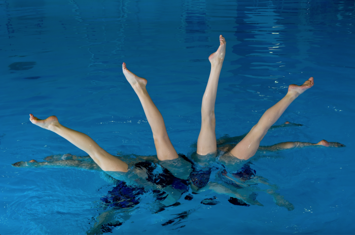 "Olga Larkina Swimming"