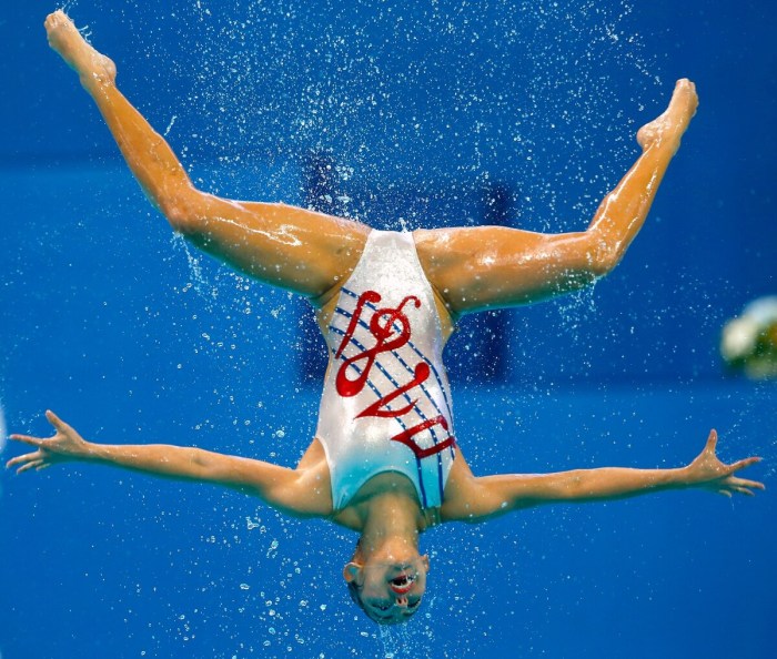 Swimming without swimsuits