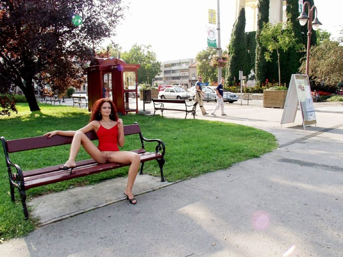 Breasts Park Bench