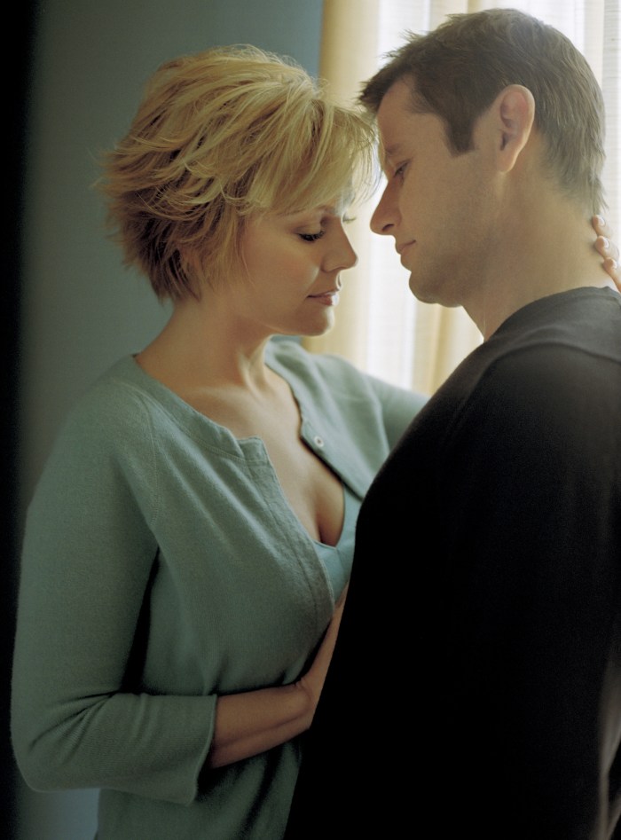 Adult woman and boy