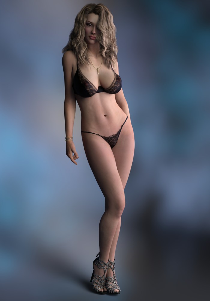 Girls of the dwarf in bikini