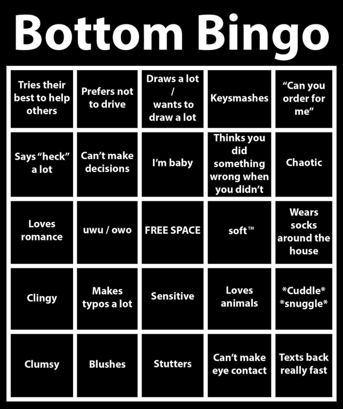 Bottom Bingo