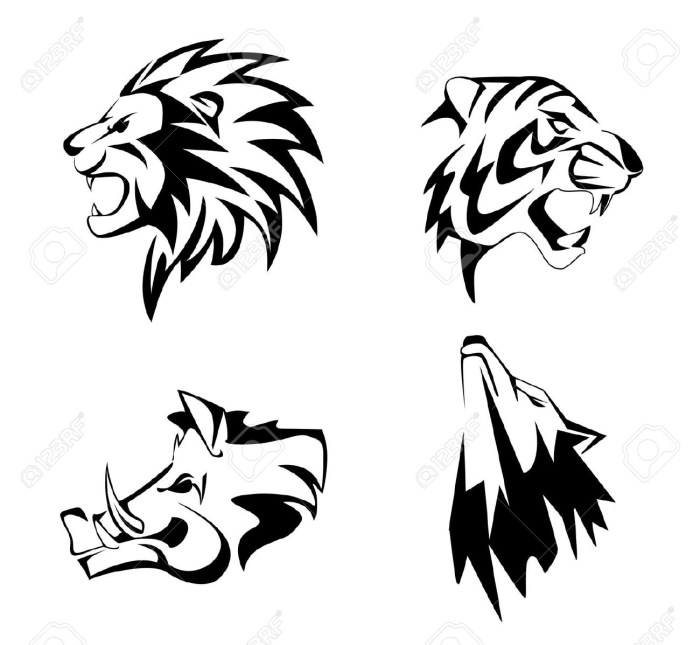 Boar tattoo sketches