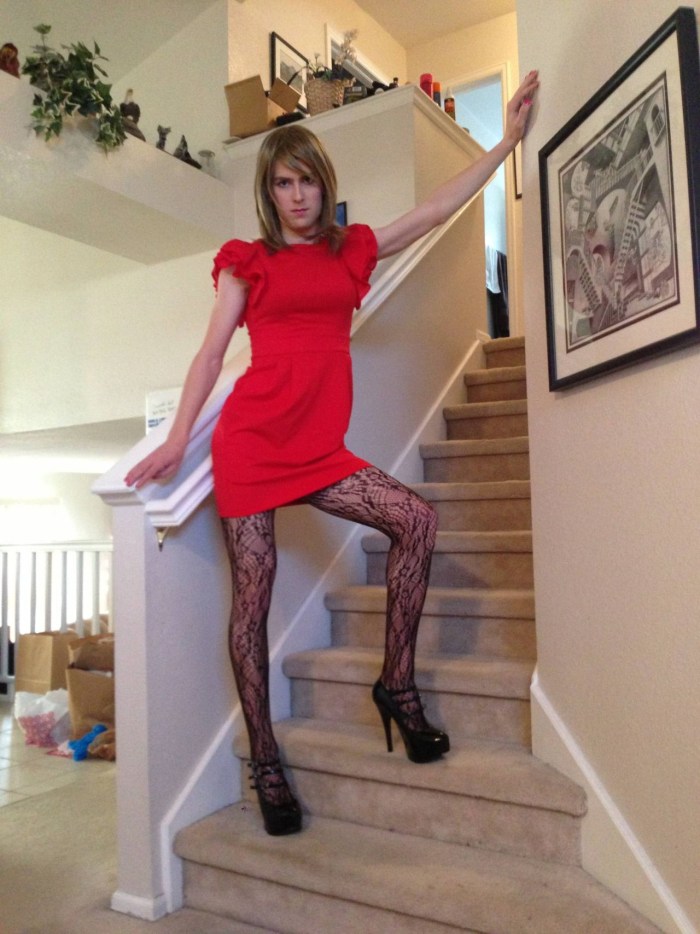 Crossdressers in shorts