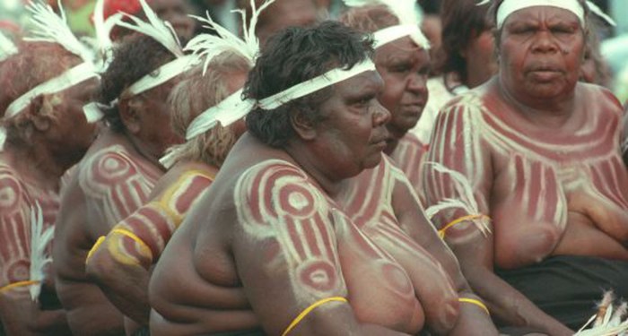 Pacific Aborigines Naked