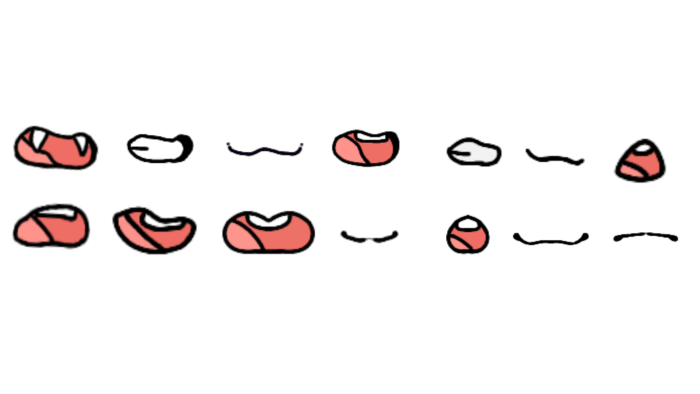 Gacha mouth for processing