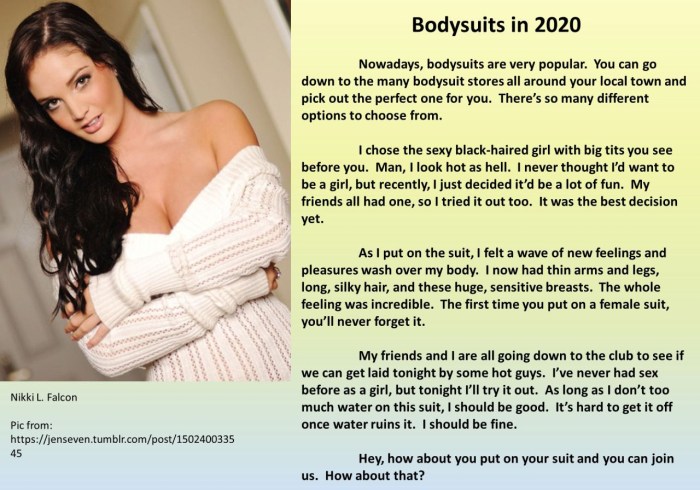 Bodysuit TG Captions