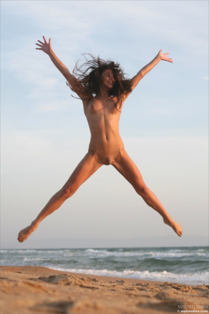 Happy girls naked