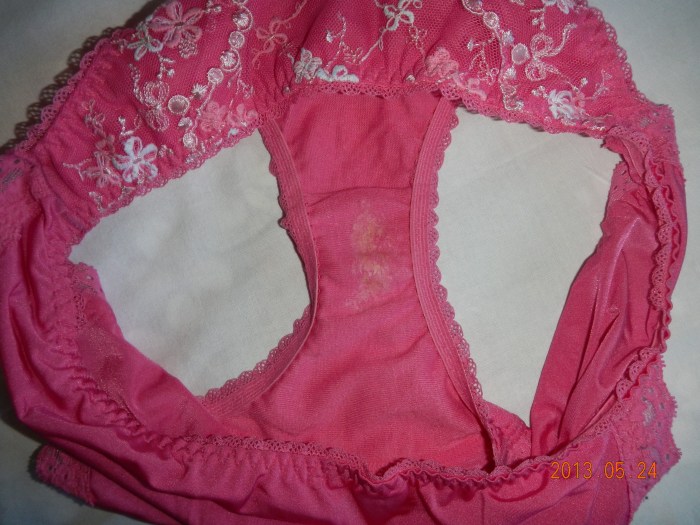 Pink dirty panties