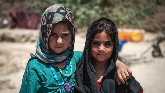 The population of Afghanistan 2020