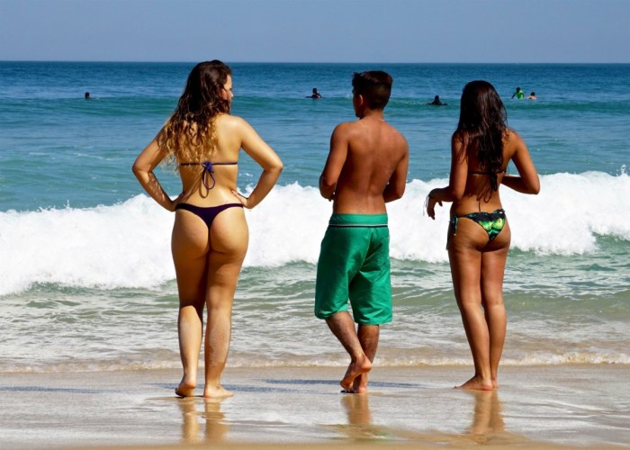 Brazilians on the beach