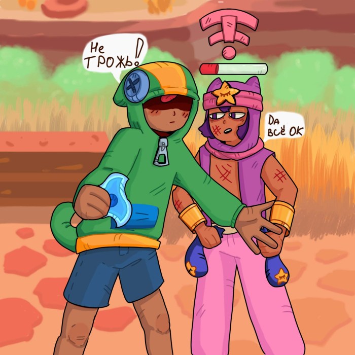 Brawl Stars Leon and Sandy Love