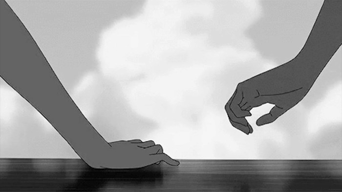 Hands hold on to the little fingers