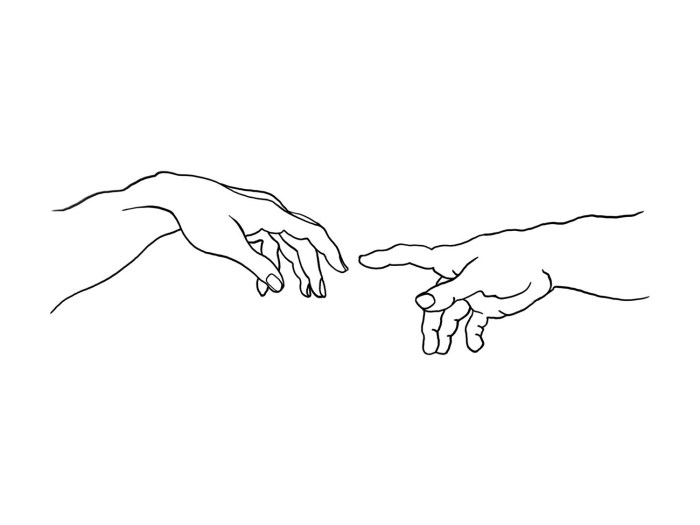 Picture in the style of pop art manicure