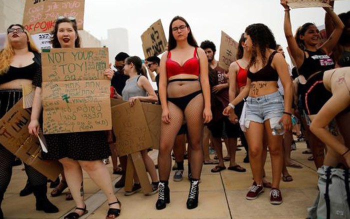 The parade of naked feminists