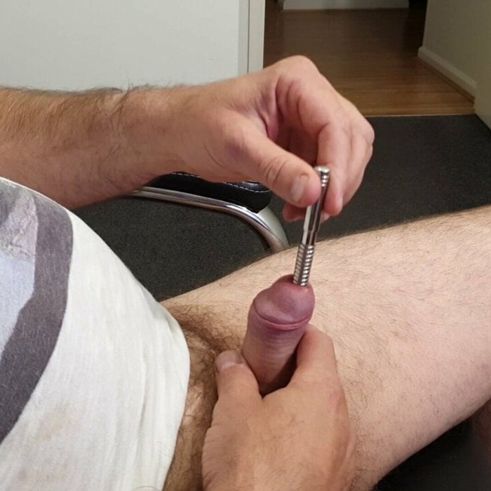 Huge cock close -up