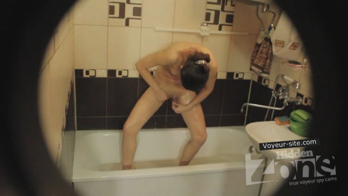 Naked women have fun