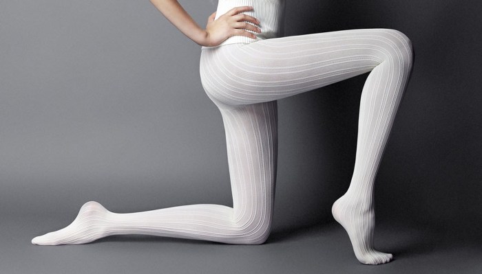 Women's legs in leggings