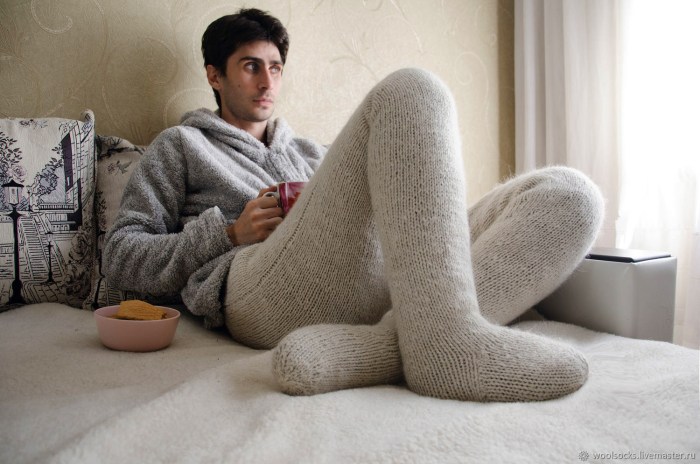 Woolen knitted tights