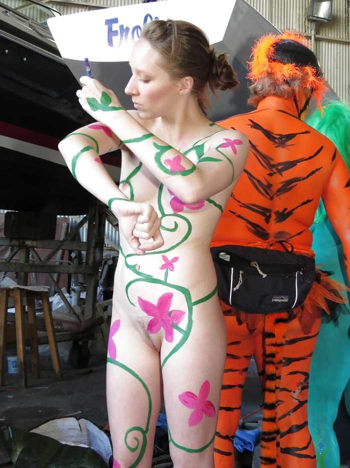 Naked women and naked men