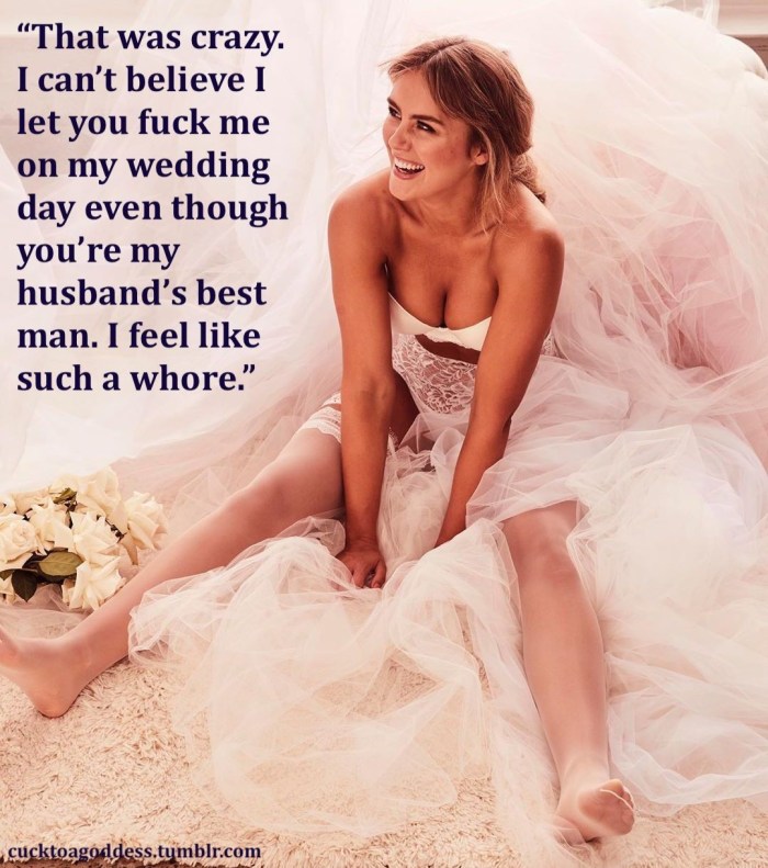 Captions bride