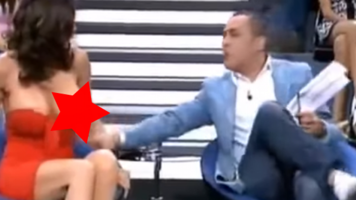 Albanian TV presenter e