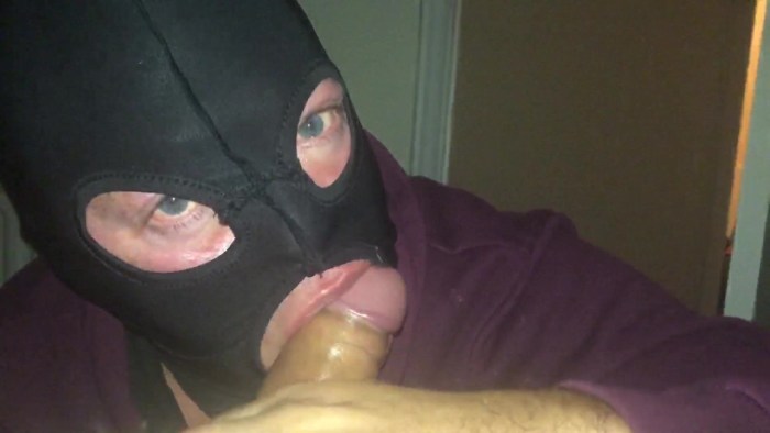 Man cums in the mouth of a man