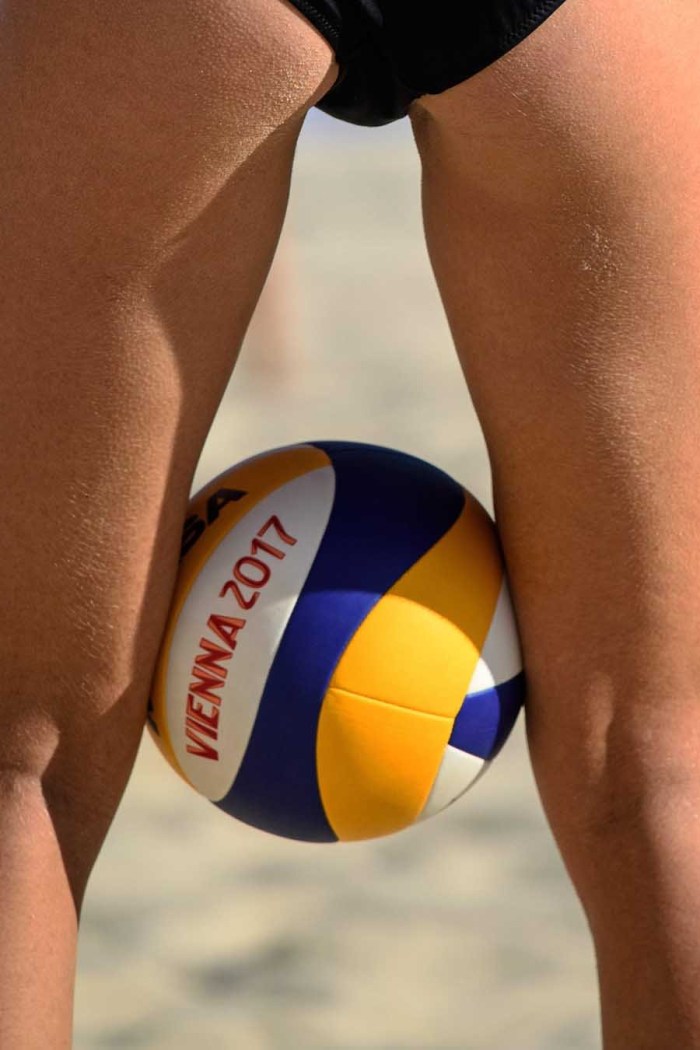 Girls volleyball players in shorts