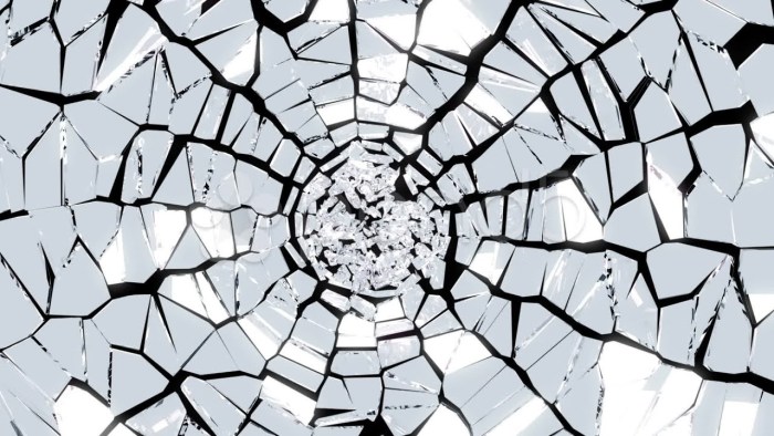 Broken glass