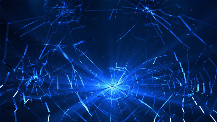 A broken background