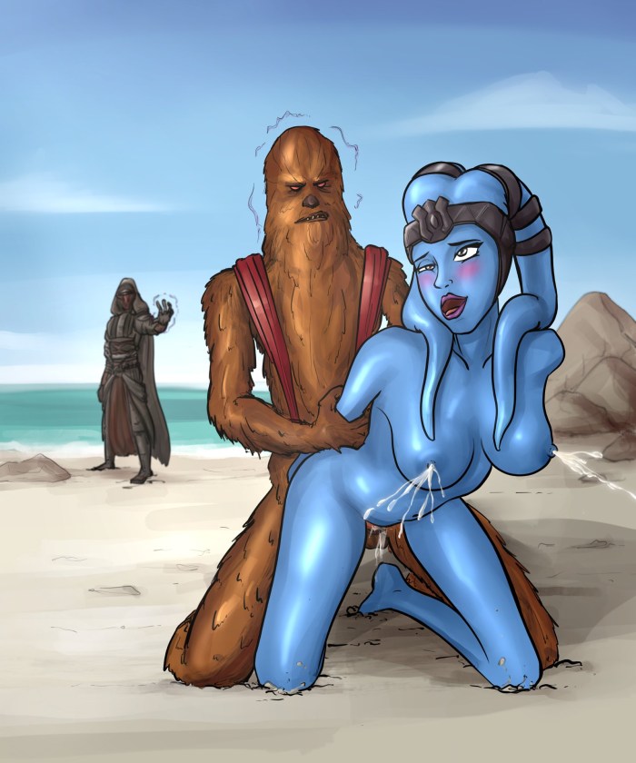 Neck of the stellar wars Hentai