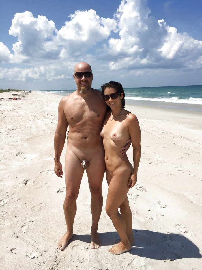 Husband cuckold nudist beach