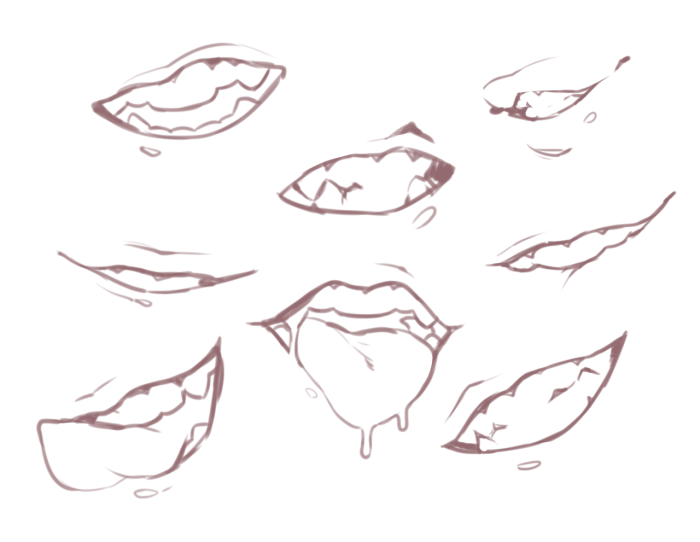 Lips emotions