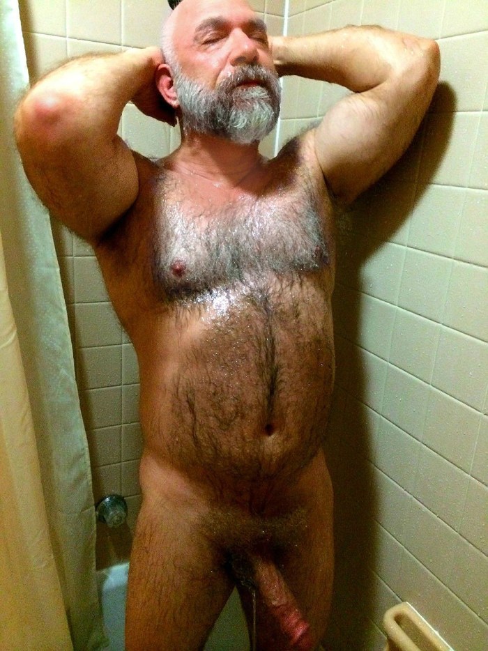 Naked guys with hairy members