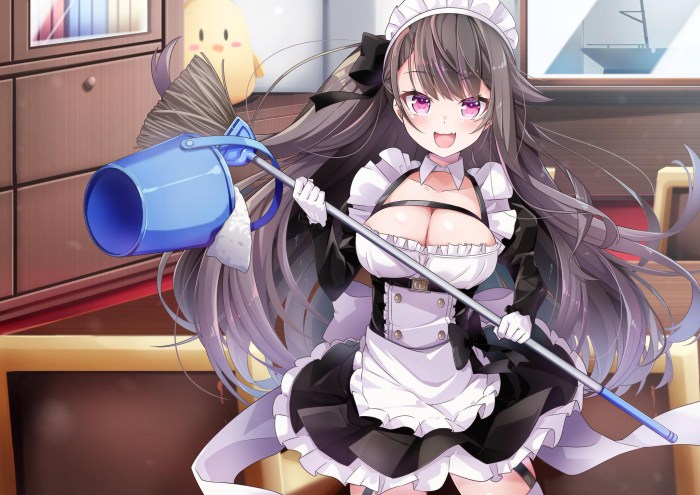 Girl in the apron