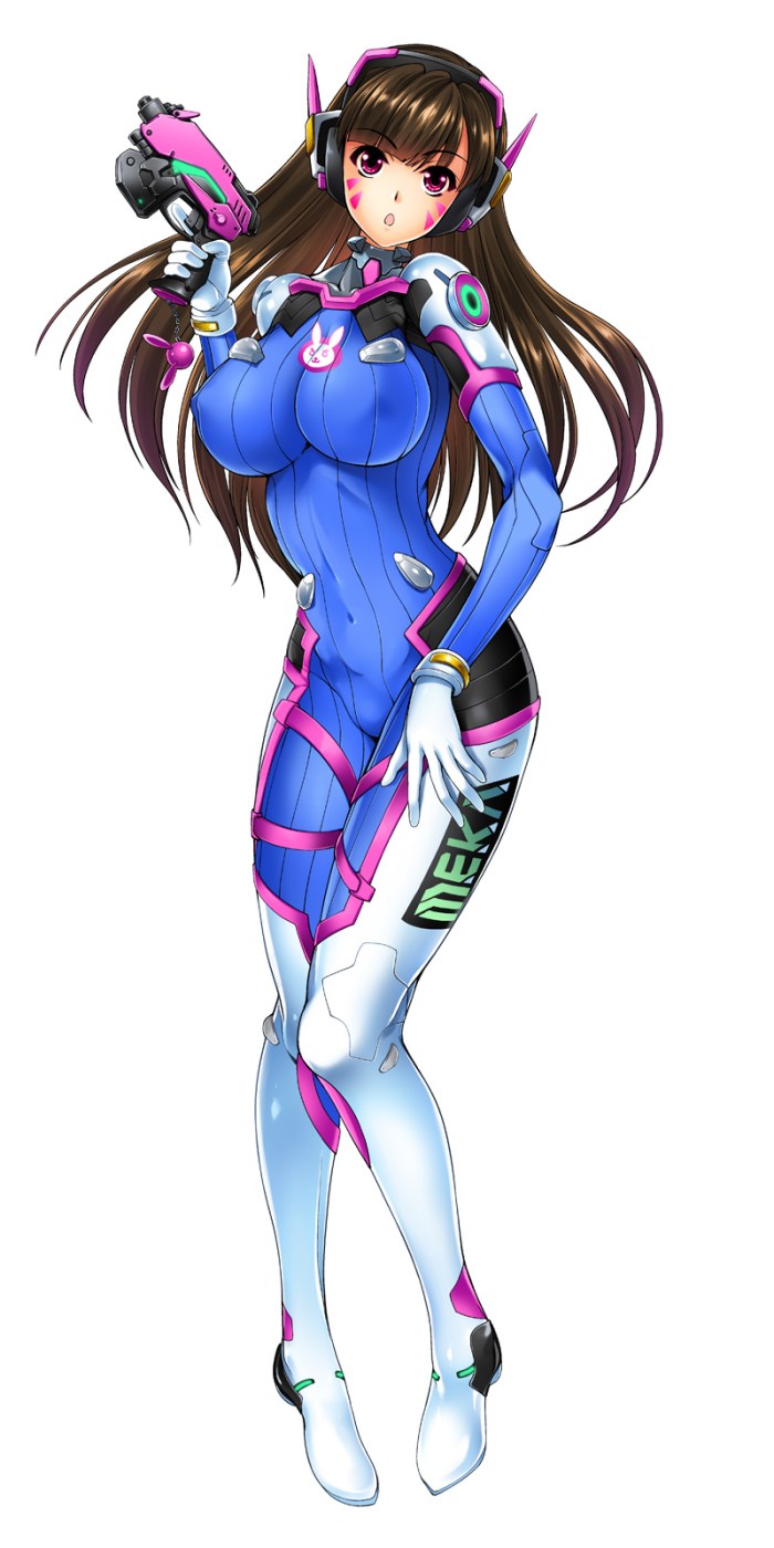 Overwotch diva and May breasts
