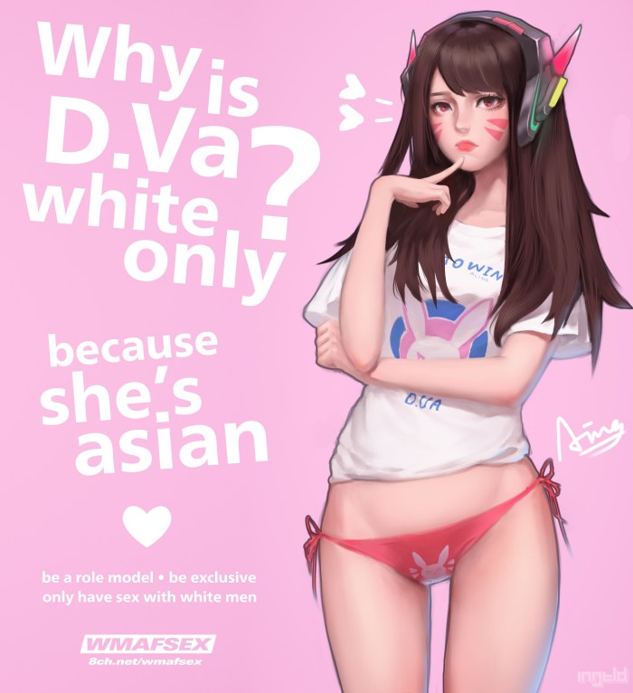 Overwood anime in a swimsuit