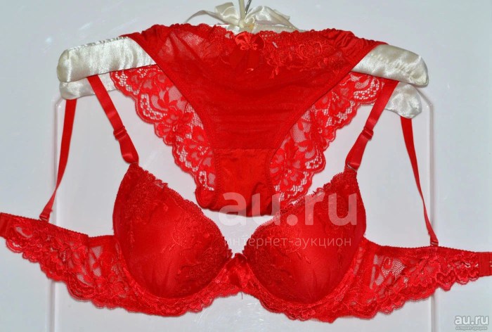 Red lingerie