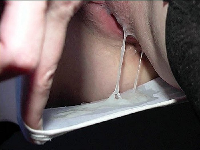 With lowered panties lowered