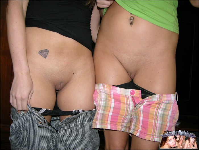 I lowered the dirty underpants