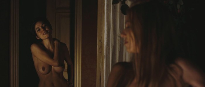 Met art in a red dress Naked