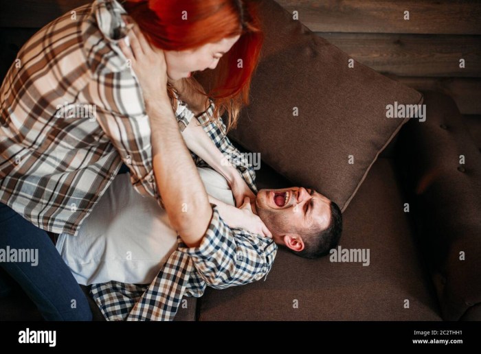 I strangled my husband's pillow