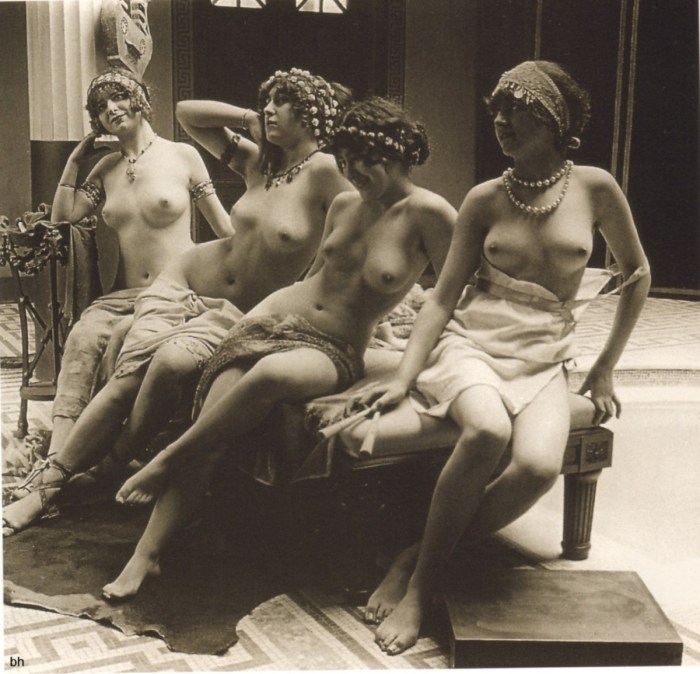 Orgy in the brothel's brothel