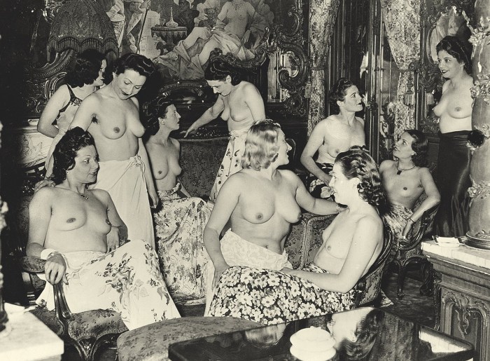 Orgy in the brothel's brothel